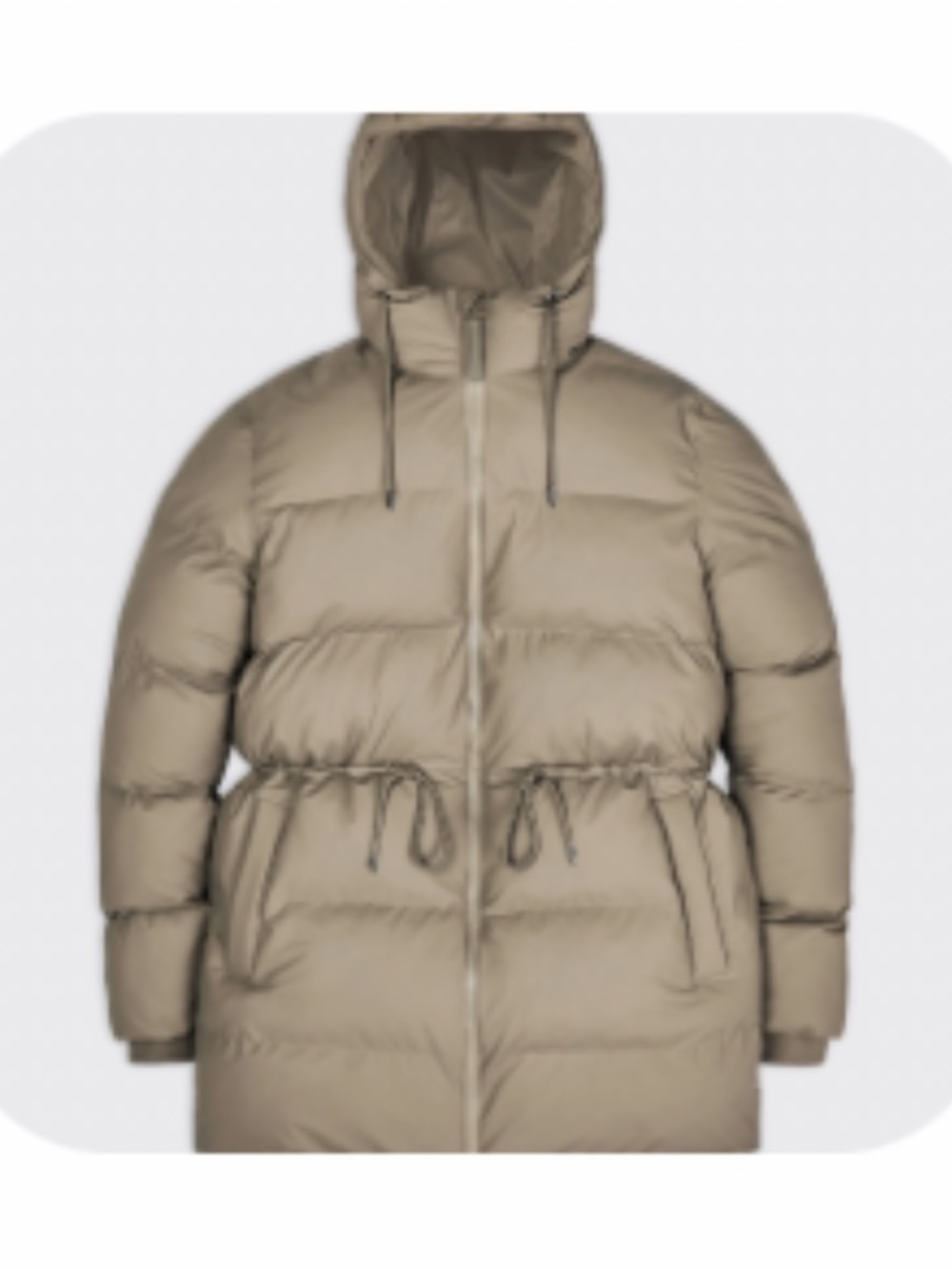 Rains Taupe Coat | S